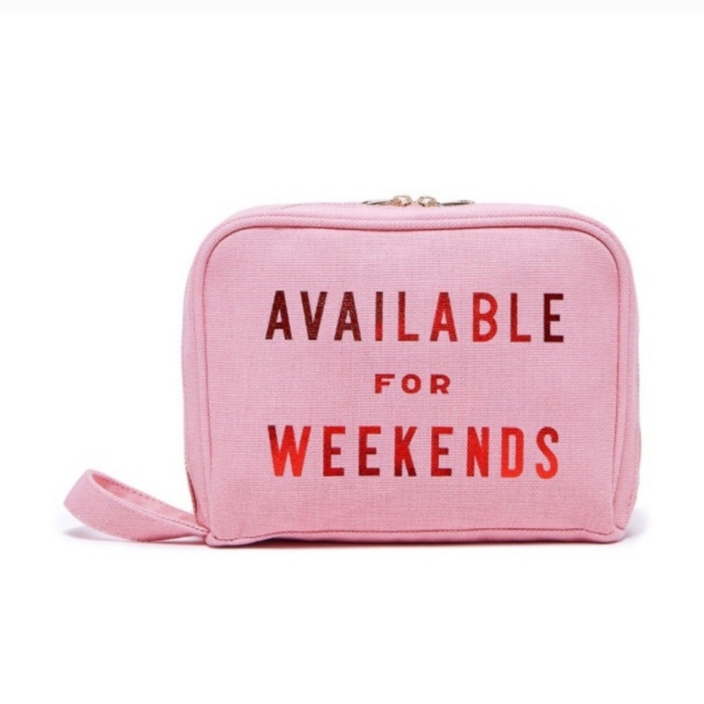 GETAWAY TOILETRIES BAG - AVAILABLE FOR WEEKENDS Pink - Picture 1 of 6